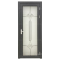 Factory wholesale price exterior door aluminum frosted glass swing bathroom doors